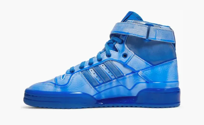  Adidas Jeremy Scott x Forum High «Dipped - Blue» sinie