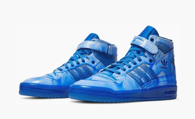  Adidas Jeremy Scott x Forum High «Dipped - Blue» sinie