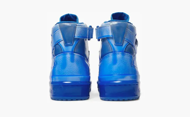  Adidas Jeremy Scott x Forum High «Dipped - Blue» sinie