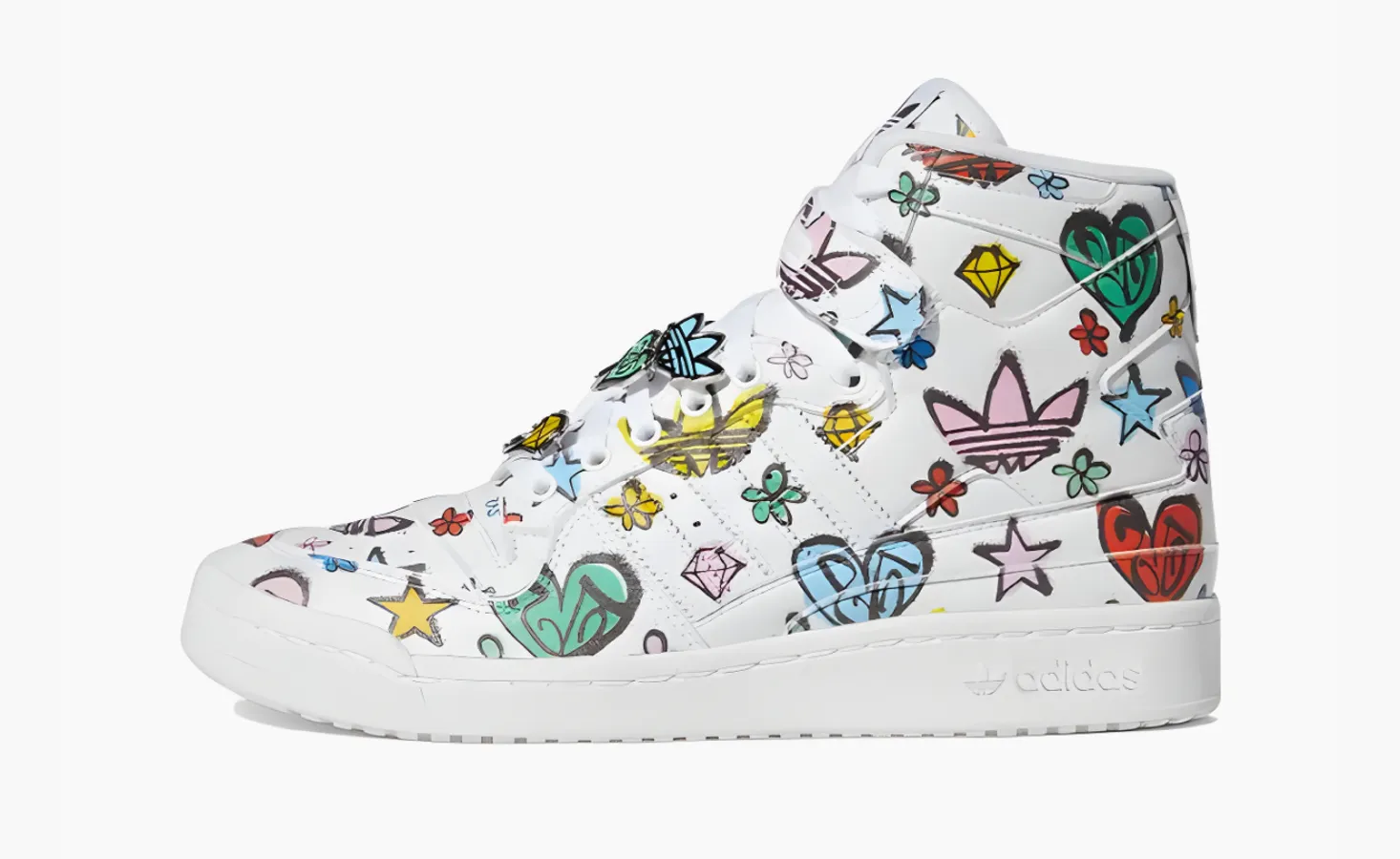 Adidas x Jeremy Scott x Forum 84 High «Monogram»