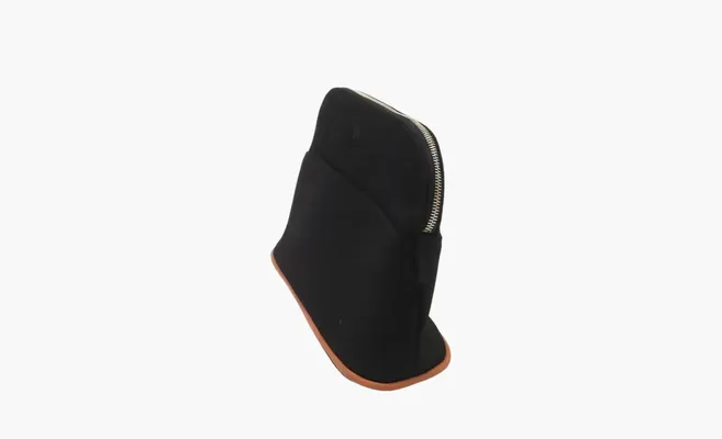 Сумки HERMES Bolide Canvas Bowling Bag Canvas Bag Storage Bag «Black» chyernye