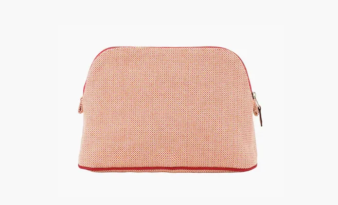 Сумки HERMES Bolide handbag in Cotton «Red» krasnye 
