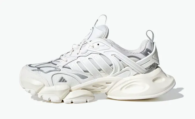  Adidas XLG Runner Deluxe «White Silver Metallic» belye