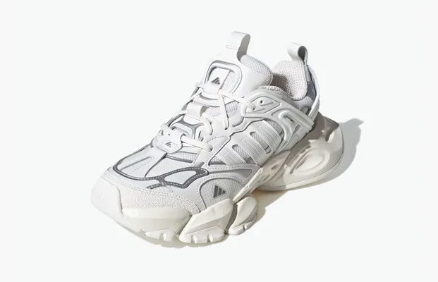  Adidas XLG Runner Deluxe «White Silver Metallic» belye
