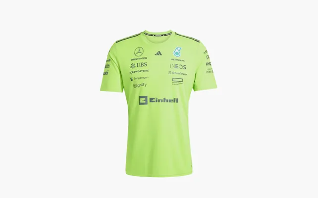 Одежда Adidas Tee-shirt à manches courtes homme Set-Up Mercedes - AMG Petronas Formula One Team «Green» zelyenye