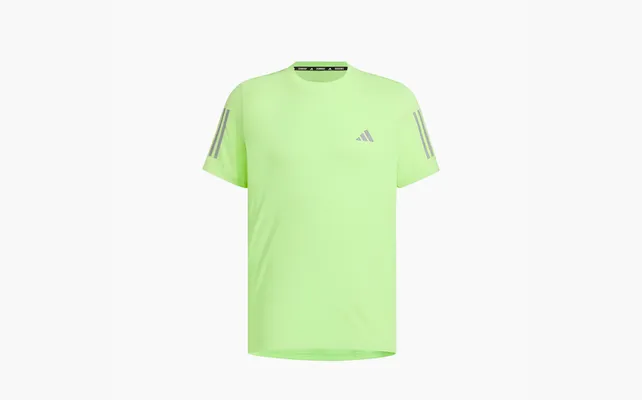 Одежда Adidas Own The Run SS25 T Shirt «Dark Silver Gray» zelyenye