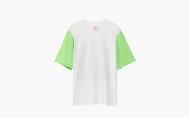 Одежда Adidas Originals X Jeremy Scott T-Shirts «White Green» belye