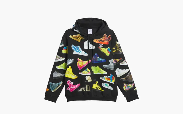 Одежда Adidas x Jeremy Scott Archive Hoodie «Black» черный