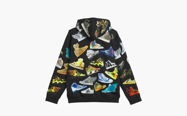 Одежда Adidas x Jeremy Scott Archive Hoodie «Black» черный