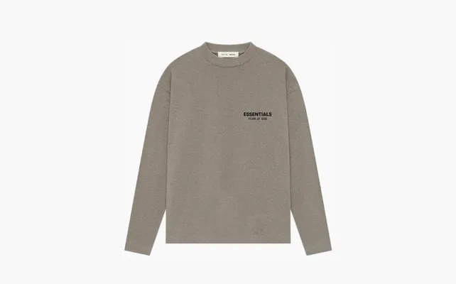 Одежда Fear of God Essentials Classic Long-Sleeve Tee «Homestead Heather» serye