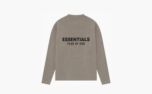 Одежда Fear of God Essentials Classic Long-Sleeve Tee «Homestead Heather» serye