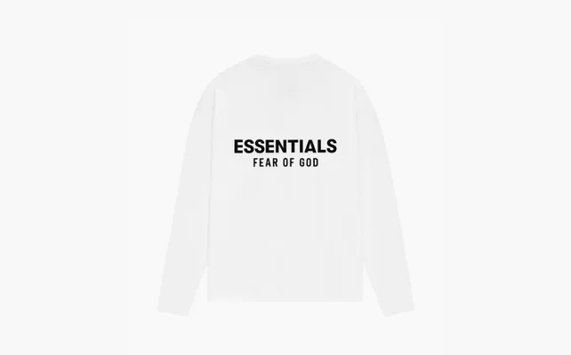 Одежда Fear of God Essentials Classic Long-Sleeve Tee «Bright White» belye