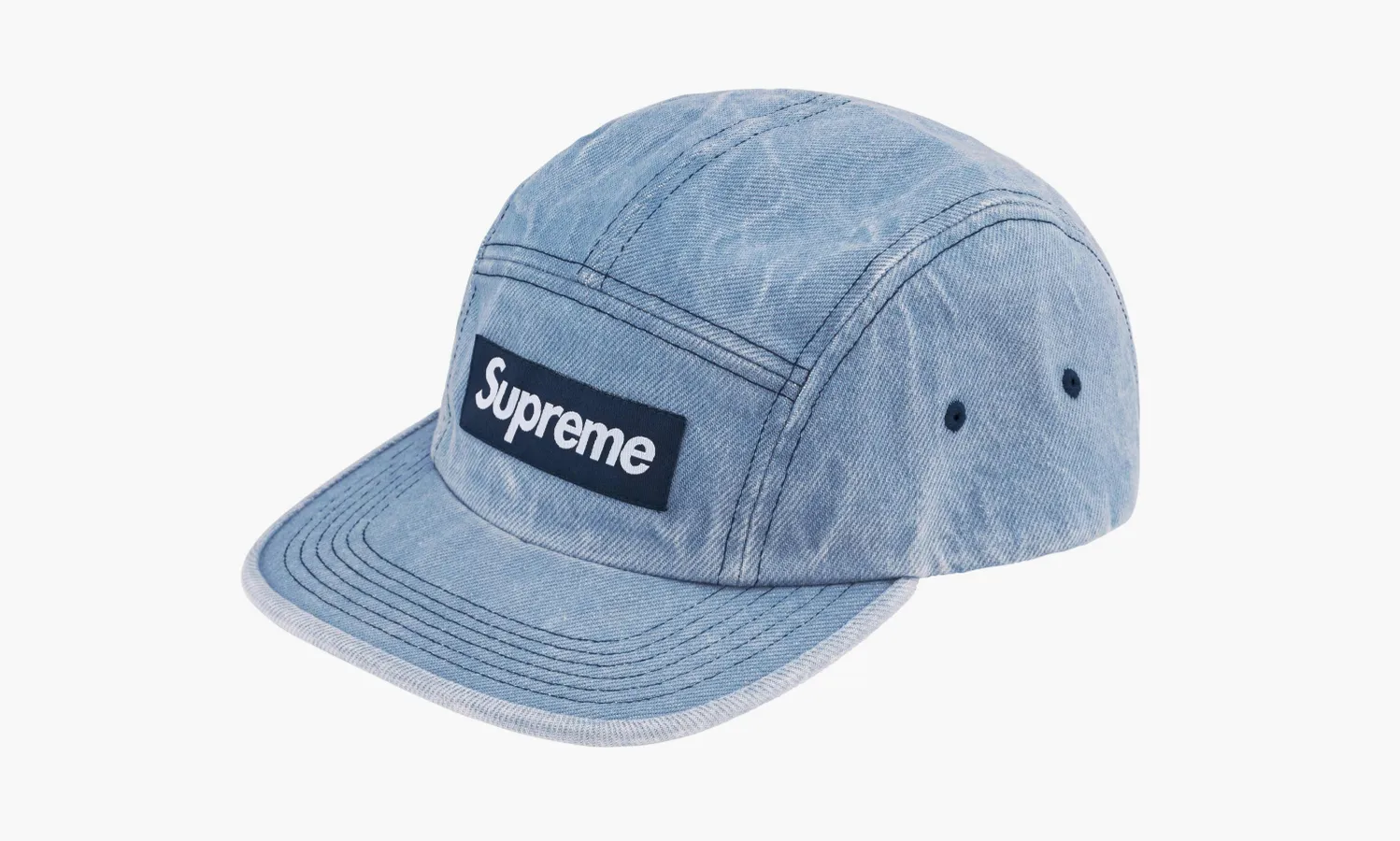 Supreme Washed Chino Twill Camp Cap «Denim»