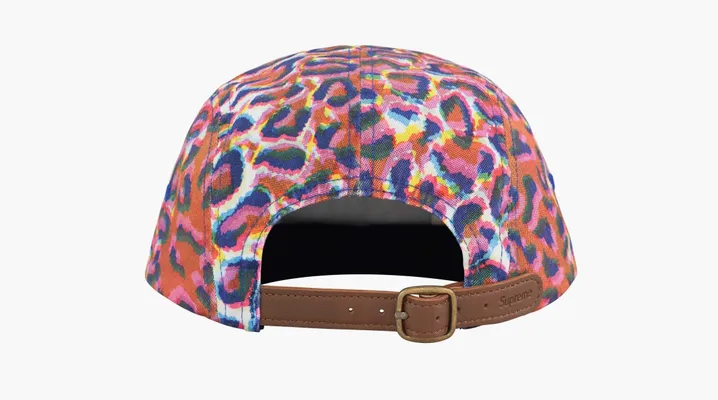 Аксессуары Supreme Washed Chino Twill Camp Cap  «Leopard» raznotsvetnye