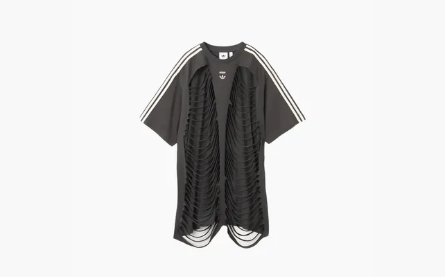 Одежда Adidas x Avavav Slashed T-shirt Carbon «Black Gray» черный