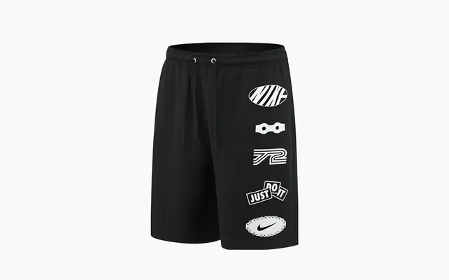 Одежда Nike French Terry Flow Shorts «Black» черный
