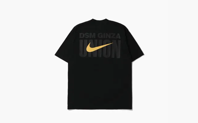 Одежда Nike x Union  T-Shirt  «Black» черный