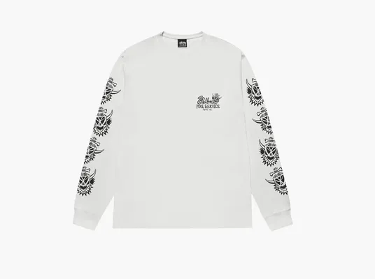 Одежда Stussy Witch Doctor Pigment Dyed L/S Tee  «Natural» belye