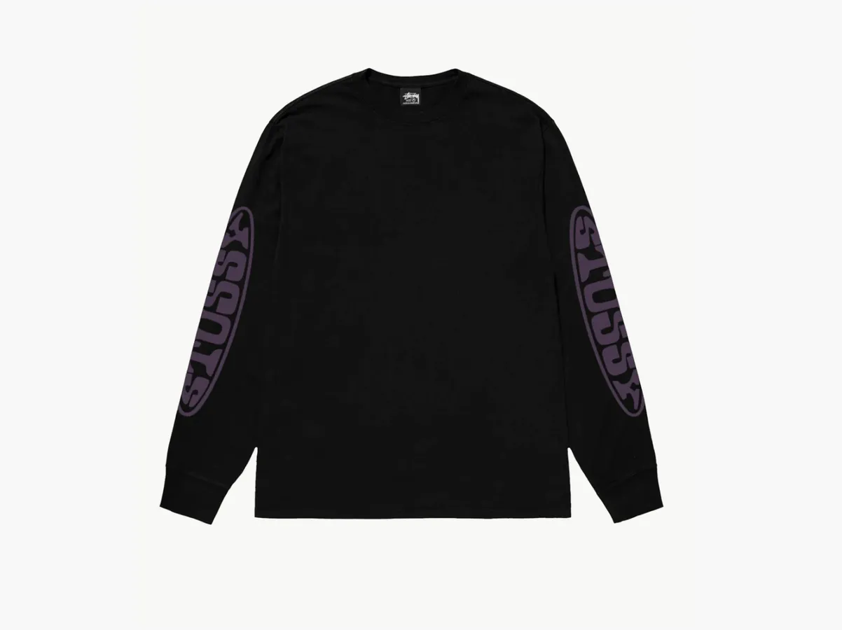 Stussy Pill L/S Tee  «Black»
