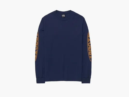 Одежда Stussy Pill L/S Tee  «Navy» sinie