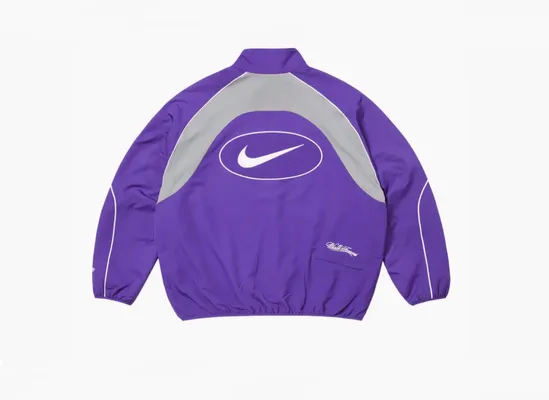  Supreme x Nike Track Jacket «Purple» fioletovye