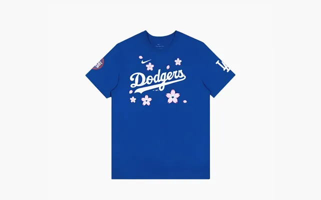 Одежда Nike x Takashi Murakami x MLB World Tour Tokyo Series 2025 Yamamoto Dodgers S/S Tee «Blue» синий