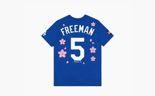 Одежда Nike x Takashi Murakami x MLB World Tour Tokyo Series 2025 Yamamoto Dodgers S/S Tee «Blue» синий
