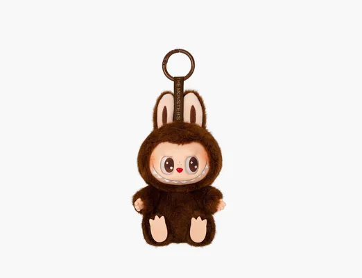 Аксессуары Pop Mart Labubu The Monsters Have a Seat  Vinyl Plush  «DuoDuo» коричневый
