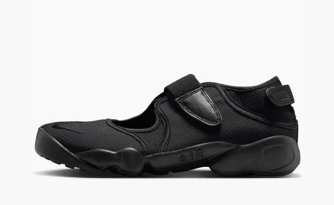 Кроссовки Air Rift Breathe WMNS «Triple Black» черный