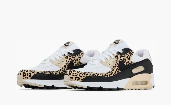Кроссовки Nike Air Max 90 WMNS «Leopard» belye