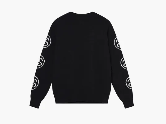 Одежда Stussy SS-Link Sweater  «Black» chyernye