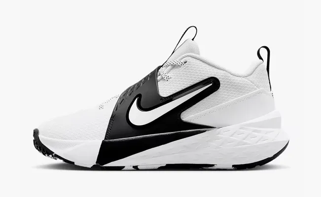 Кроссовки Nike Team Hustle D12 GS «White Black» belye