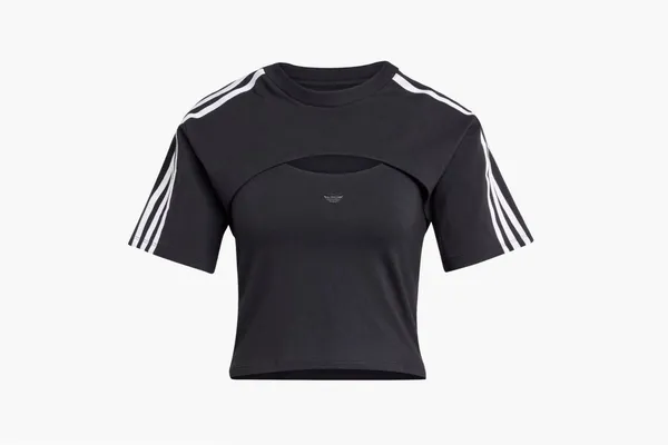 Одежда Adidas Originals Cutout Cali Tee  «Black / White» черный