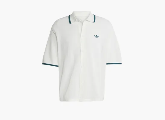 Одежда Adidas Originals Button Down Knitted Shirt  «Wonder White» belye