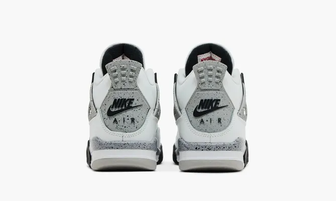 Кроссовки Air Jordan 4 Retro OG GS «White Cement» 2025 belye