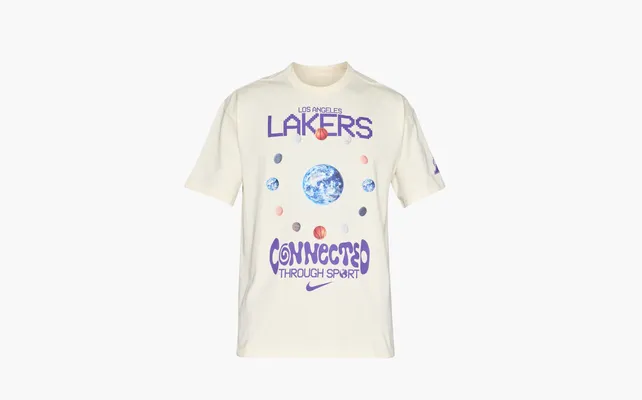 Одежда Nike Los Angeles Lakers Max90 Men's T-Shirt «Solid Color» kremovye