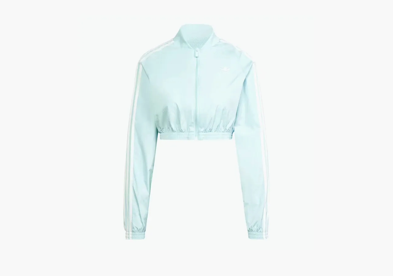 Adidas Originals Adicolor Teamgeist Cropped Track Top «Semi Flash Aqua»