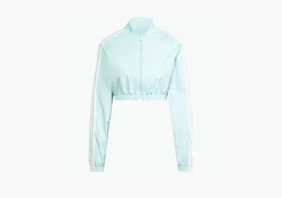 Одежда Adidas Originals  Adicolor Teamgeist Cropped Track Top  «Semi Flash Aqua» golubye
