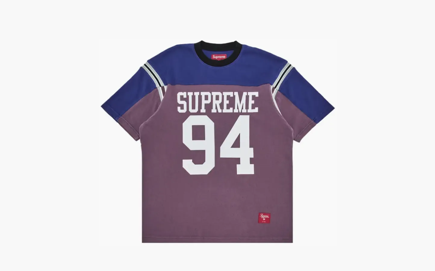 Supreme Split Short-Sleeve Football Top «Purple»