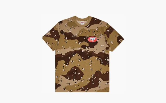 Одежда Supreme Dalmatian Tee «Chocolate Chip Camo» korichnevye
