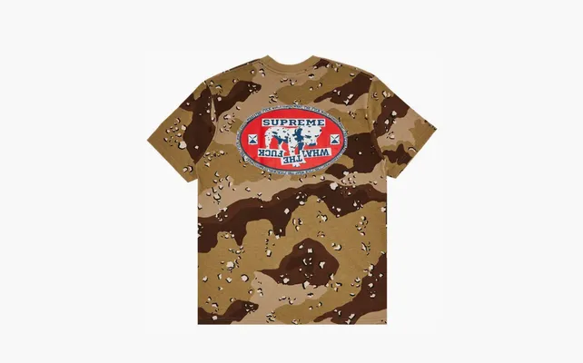 Одежда Supreme Dalmatian Tee «Chocolate Chip Camo» korichnevye