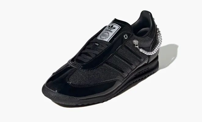  Adidas SL72 OG WMNS «Black Patent Pearls» chyernye