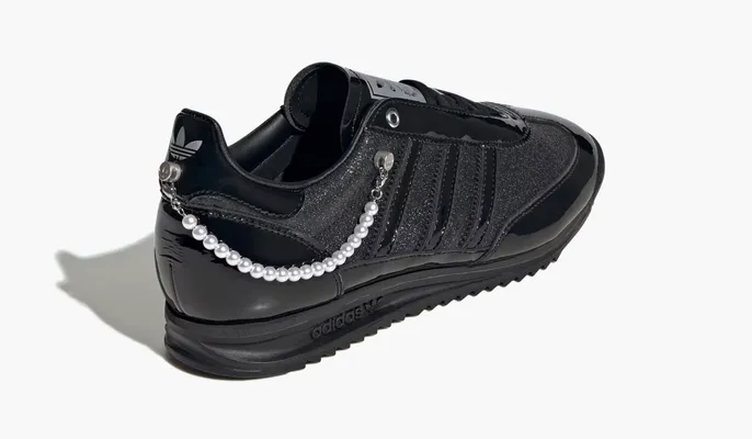  Adidas SL72 OG WMNS «Black Patent Pearls» chyernye