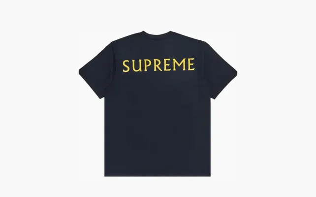 Одежда Supreme x Damien Hirst Tee «Navy» sinie