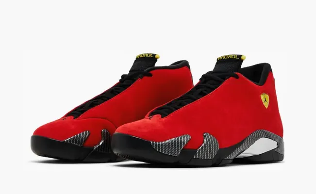  Air Jordan 14 Retro «Ferrari» 2025 krasnye 