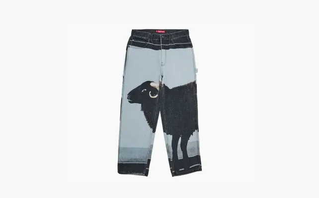 Одежда Supreme x Damien Hirst Painter Jean «Black»« chyernye