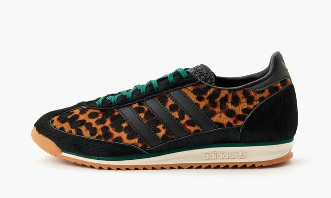  Adidas SL72 OG WMNS «Cheetah Pack - Collegiate Green» chyernye