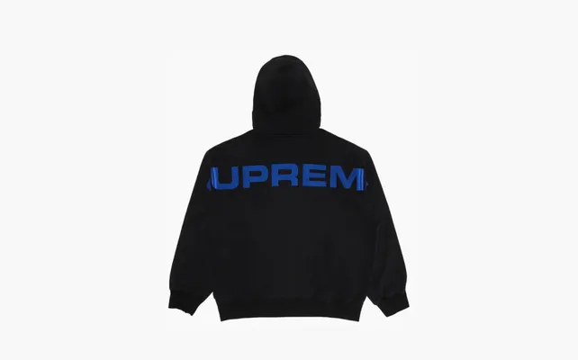 Одежда Supreme x Damien Hirst Zip Up Hooded Sweatshirt «Black» chyernye