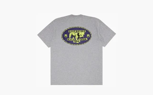 Одежда Supreme Dalmatian Tee «Heather Grey» serye