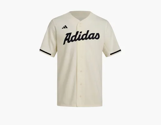 Одежда Adidas Dugout Full-Button Cotton Jersey «Cream White» kremovye
